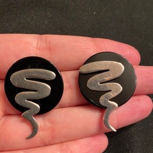 Squiggle Line Earrings